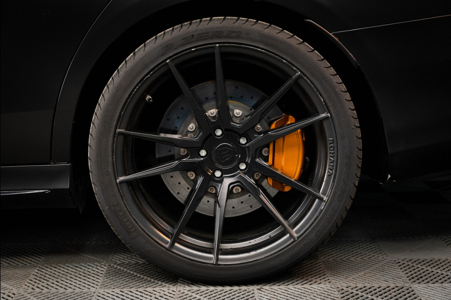 Mercedes-Benz E-Klasse AMG 63 S 4MATIC Premium Plus / Keramisch / Downpipes / Burmester / PPF / Pano / Luchtv. / Alarm / stoelverw/koeling / Mat wrap /  Vol optie