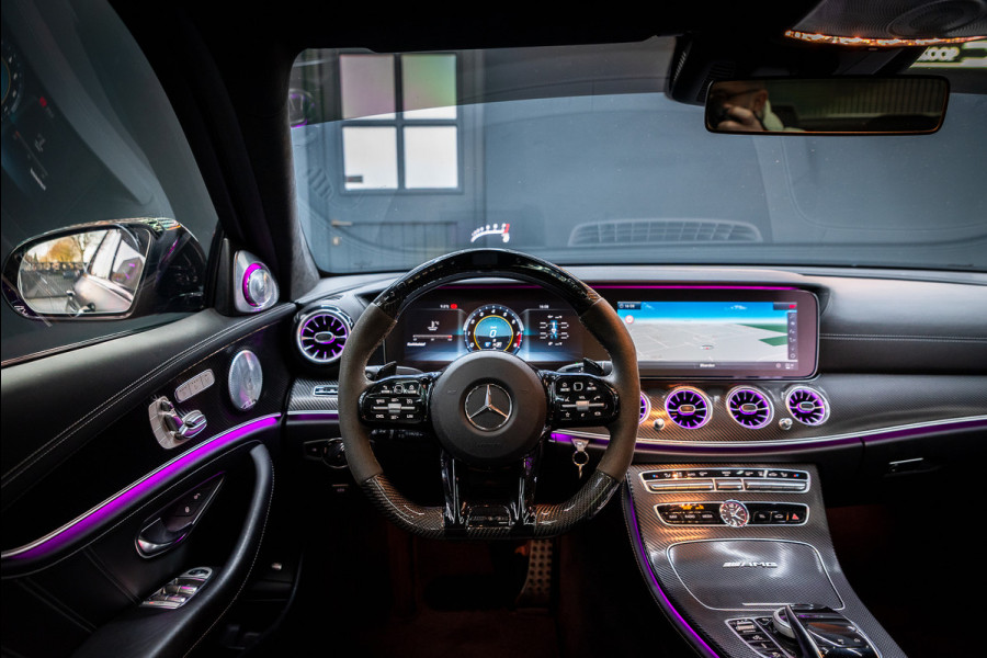 Mercedes-Benz E-Klasse AMG 63 S 4MATIC Premium Plus / Keramisch / Downpipes / Burmester / PPF / Pano / Luchtv. / Alarm / stoelverw/koeling / Mat wrap /  Vol optie