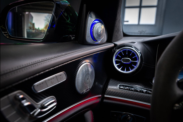 Mercedes-Benz E-Klasse AMG 63 S 4MATIC Premium Plus / Keramisch / Downpipes / Burmester / PPF / Pano / Luchtv. / Alarm / stoelverw/koeling / Mat wrap /  Vol optie