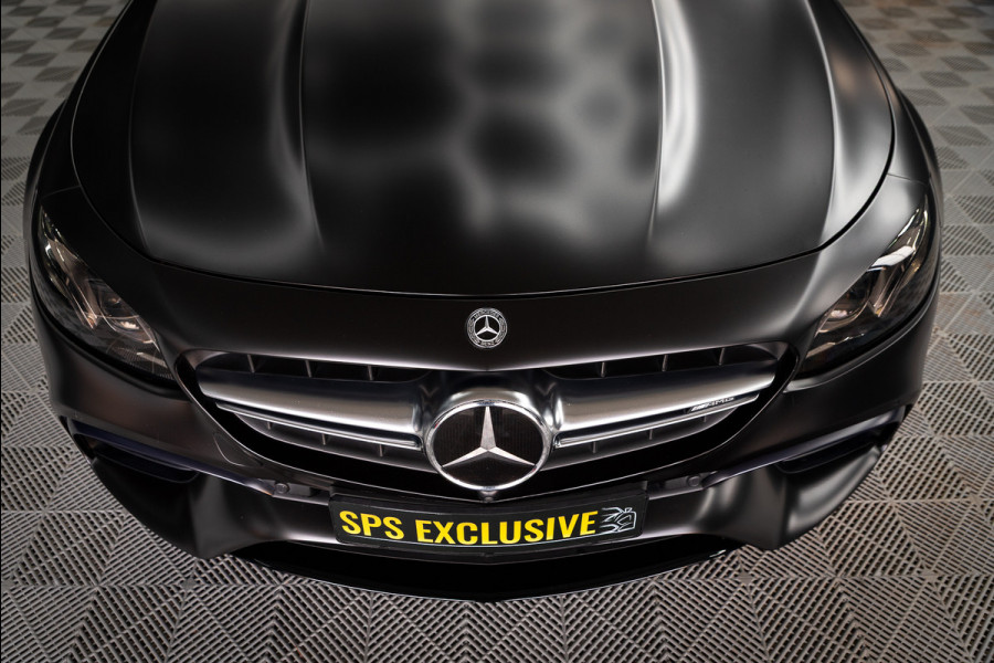 Mercedes-Benz E-Klasse AMG 63 S 4MATIC Premium Plus / Keramisch / Downpipes / Burmester / PPF / Pano / Luchtv. / Alarm / stoelverw/koeling / Mat wrap /  Vol optie
