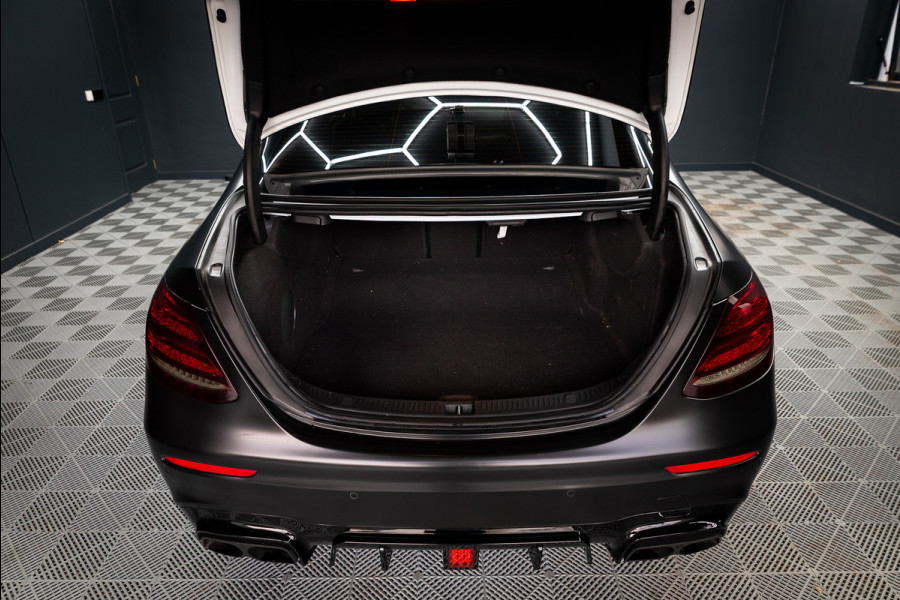 Mercedes-Benz E-Klasse AMG 63 S 4MATIC Premium Plus / Keramisch / Downpipes / Burmester / PPF / Pano / Luchtv. / Alarm / stoelverw/koeling / Mat wrap /  Vol optie
