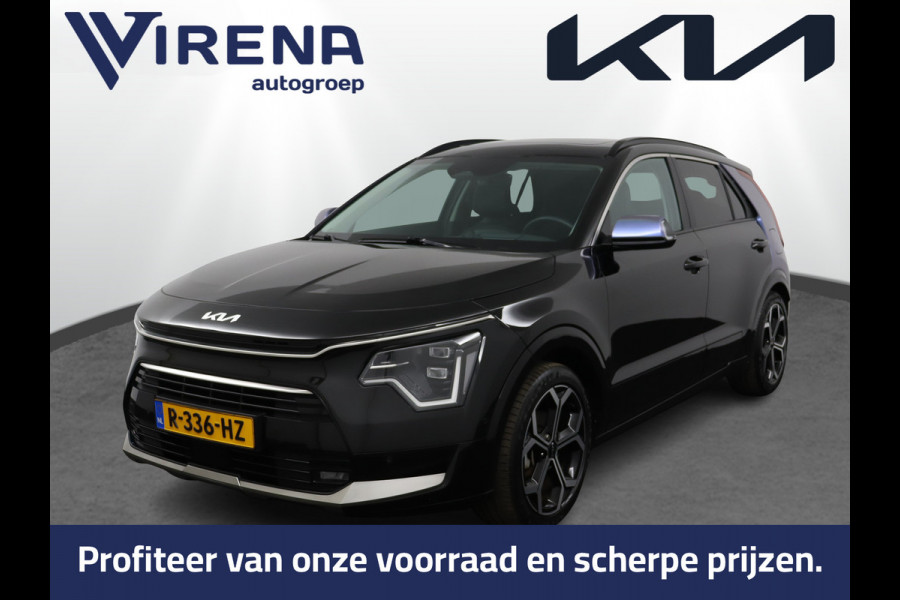 Kia Niro Launch Edition Apple Carplay/Android Auto - Cruise Control - Navigatie - Stoel/Stuur Verwarming - Stoel Verkoeling - Trekhaak - Fabrieksgarantie tot 09-2029