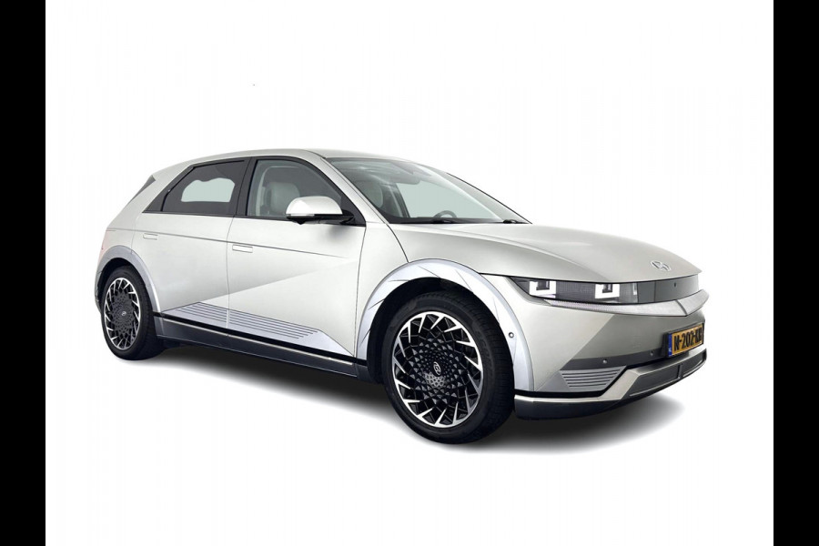 Hyundai IONIQ 5 Lounge 73kWh [ 3-Fase ] {SOH-97%} (INCL-BTW) Aut *HEATPUMP | LEATHER | PREMIUM-AUDIO | FULL-LED | ADAPTIVE-CRUISE | BLINDSPOT | DIGI-COCKPIT | AMBIENTLIGHT | DAB | SHIFT-PADDLES | HEAD-UP | NAVI-FULLMAP | KEYLESS | ...