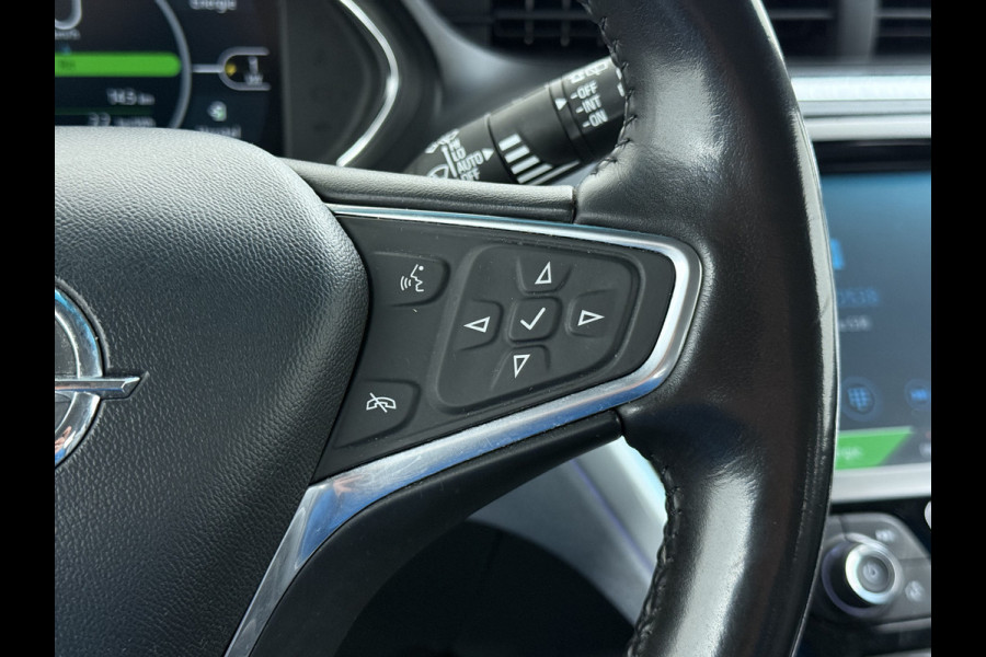 Opel Ampera-E 65kWh SOH 100% Leer Stuur+Stoelverwarming Camera Ecc Adap.Cruise Apple Carplay Android Auto Pdc Bose®-Sound Innovation Business  Autom.Inparkeren Dodehoek BTMS Assistent Lane Assist Lmv 17" Isofix Led Rijstrooksensor Keyless Xenon Wifi Origineel Nederlandse Auto, licht van gewicht, -en zeer energie-efficient!