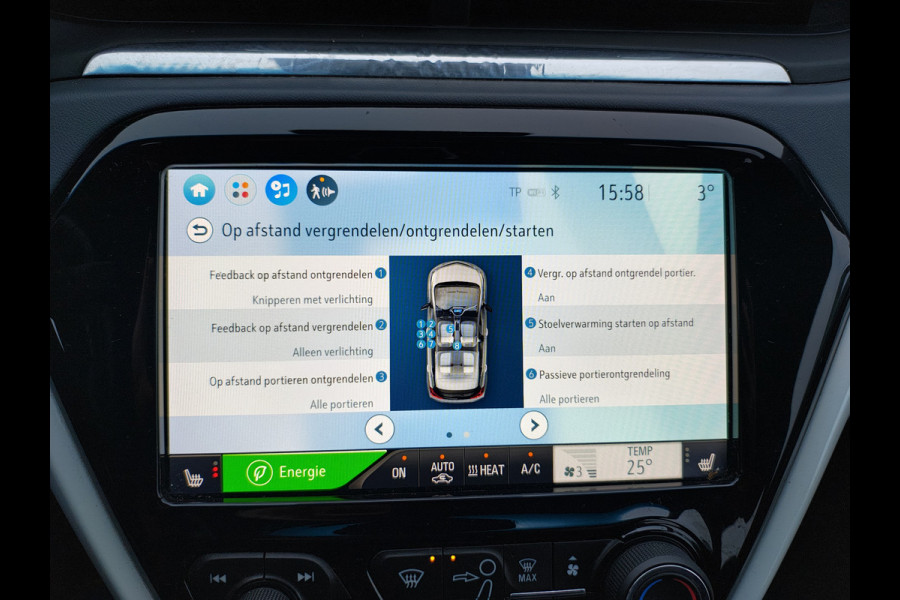 Opel Ampera-E 65kWh SOH 100% Leer Stuur+Stoelverwarming Camera Ecc Adap.Cruise Apple Carplay Android Auto Pdc Bose®-Sound Innovation Business  Autom.Inparkeren Dodehoek BTMS Assistent Lane Assist Lmv 17" Isofix Led Rijstrooksensor Keyless Xenon Wifi Origineel Nederlandse Auto, licht van gewicht, -en zeer energie-efficient!
