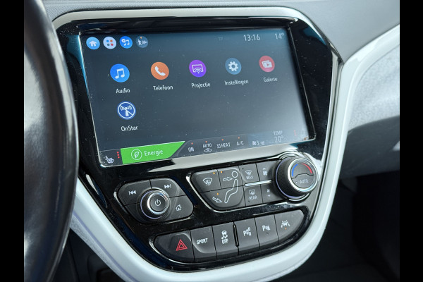 Opel Ampera-E 65kWh SOH 100% Leer Stuur+Stoelverwarming Camera Ecc Adap.Cruise Apple Carplay Android Auto Pdc Bose®-Sound Innovation Business  Autom.Inparkeren Dodehoek BTMS Assistent Lane Assist Lmv 17" Isofix Led Rijstrooksensor Keyless Xenon Wifi Origineel Nederlandse Auto, licht van gewicht, -en zeer energie-efficient!