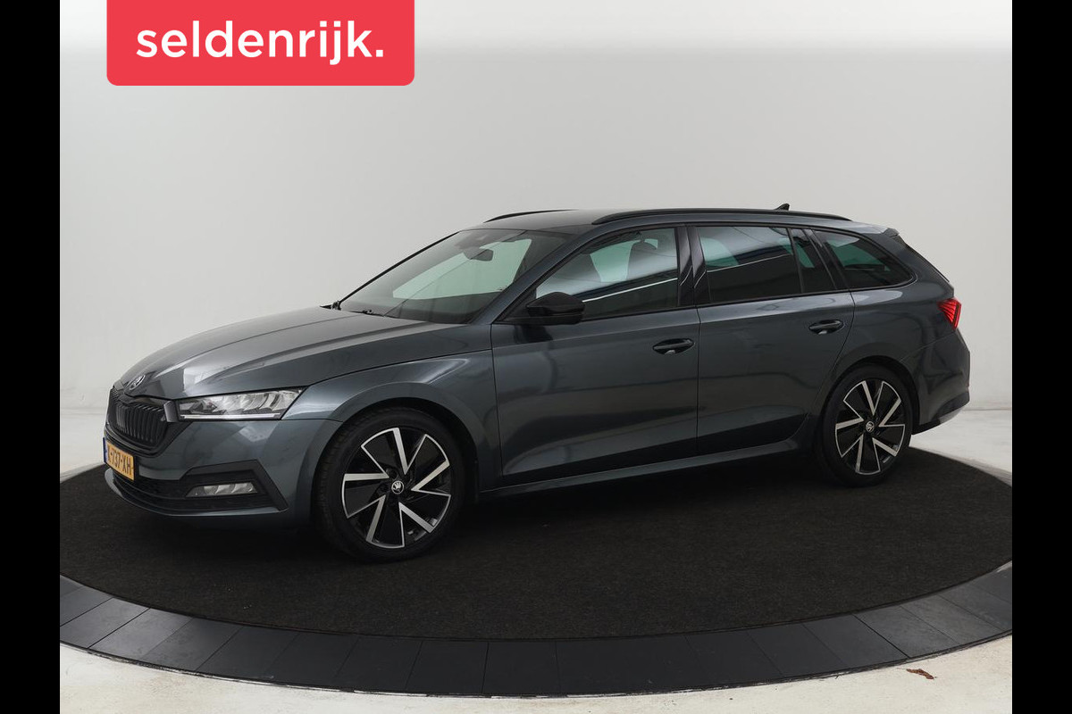 Škoda Octavia 1.0 e-TSI Sport | Trekhaak | Carplay | Navigatie | Sportstoelen | Full LED | 18'' | Parkeerhulp | Sfeerverlichting | Cruise control | Climate control | Bluetooth