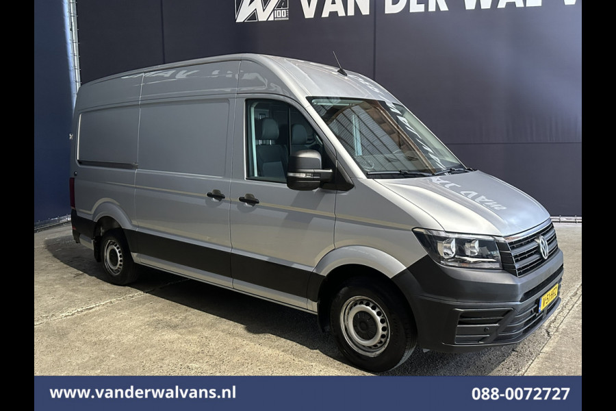 Volkswagen Crafter 2.0 TDI 141pk L3H3 L2H2 Euro6 Airco | Camera | Apple Carplay | Cruisecontrol Android Auto, Parkeersensoren, Bijrijdersbank, 3000kg Trekvermogen, zilver