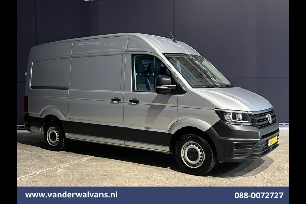 Volkswagen Crafter 2.0 TDI 140pk L3H3 L2H2 Euro6 Airco | Navigatie | Apple Carplay | Cruisecontrol Android Auto, Bijrijdersbank, 3000kg trekvermogen, zilver