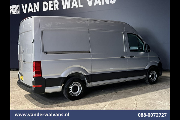 Volkswagen Crafter 2.0 TDI 140pk L3H3 L2H2 Euro6 Airco | Navigatie | Apple Carplay | Cruisecontrol Android Auto, Bijrijdersbank, 3000kg trekvermogen, zilver