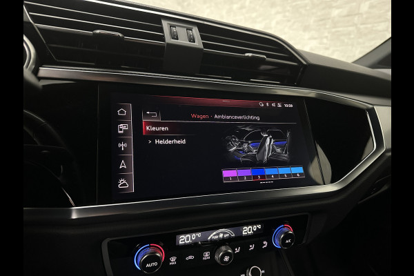 Audi Q3 Sportback 35 TFSI S-Line Sportpack | Sfeerverlichting | Keyless-Entry | Full-LED | Black-Optic | Audi-Sound | Carplay | Virtual-Cockpit | Climate-Control | Draadloos Laden | Dodehoek | Lane Assist | Autom. Achterklep | Bovag garantie.