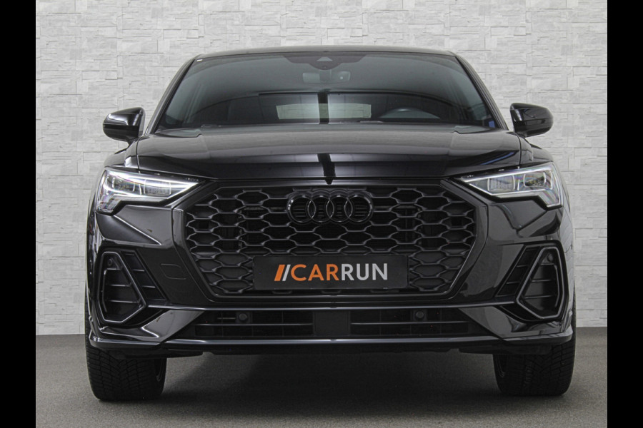 Audi Q3 Sportback 35 TFSI S-Line Sportpack | Sfeerverlichting | Keyless-Entry | Full-LED | Black-Optic | Audi-Sound | Carplay | Virtual-Cockpit | Climate-Control | Draadloos Laden | Dodehoek | Lane Assist | Autom. Achterklep | Bovag garantie.