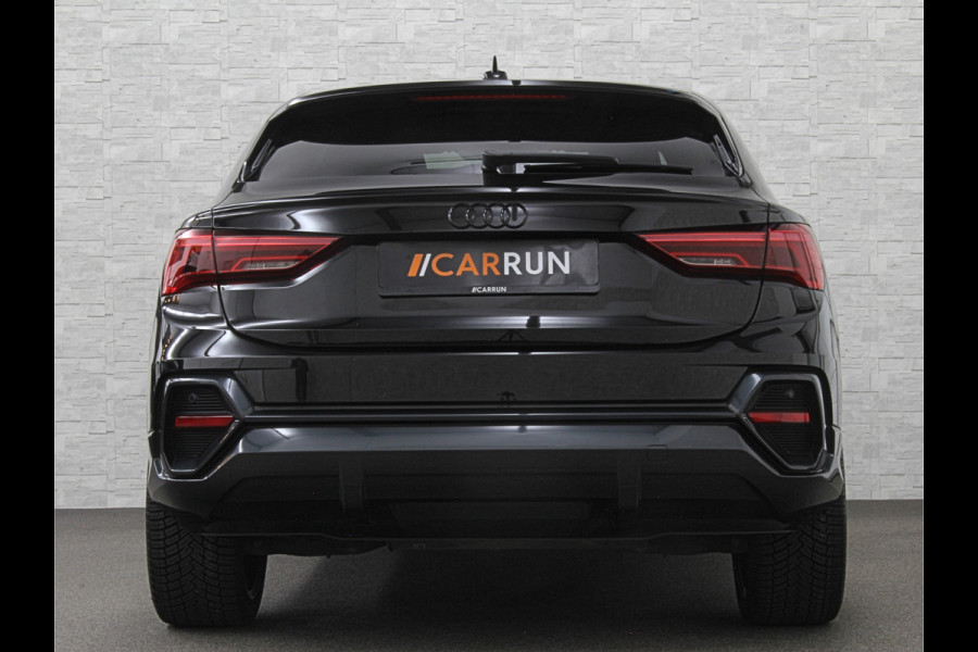 Audi Q3 Sportback 35 TFSI S-Line Sportpack | Sfeerverlichting | Keyless-Entry | Full-LED | Black-Optic | Audi-Sound | Carplay | Virtual-Cockpit | Climate-Control | Draadloos Laden | Dodehoek | Lane Assist | Autom. Achterklep | Bovag garantie.