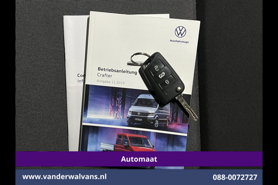 Volkswagen Crafter 2.0 TDI 140pk Automaat L4H3 L3H2 Euro6 Airco | Navigatie | Apple carplay | Camera Cruisecontrol, android auto, parkeersensoren, bijrijdersbank, 270 gr. achterdeuren
