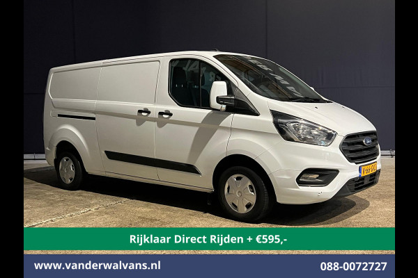 Ford Transit Custom 2.0 TDCI L2H1 Euro6 *Rijklaar Direct Rijden* Airco | Camera | Apple Carplay | Cruisecontrol | LED | Parkeersensoren Android Auto, Verwarmde voorruit, Bijrijdersbank, 2800kg trekvermogen