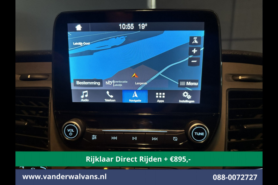 Ford Transit 2.0 TDCI 131pk L3H2 Euro6 *Rijklaar Direct Rijden* Airco | Camera | Navigatie | Apple Carplay | Android Auto | Stoelverwarming Verwarmde voorruit, Cruisecontrol, Parkeersensoren, Elektrisch verstelbare bestuurdersstoel, Bijrijdersbank