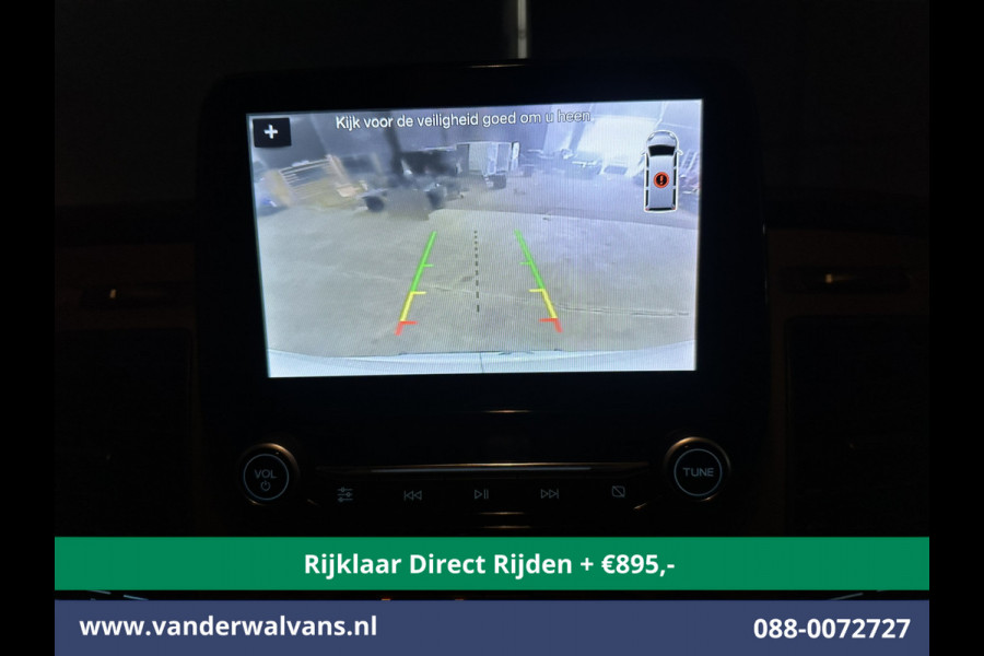 Ford Transit 2.0 TDCI 131pk L3H2 Euro6 *Rijklaar Direct Rijden* Airco | Camera | Navigatie | Apple Carplay | Android Auto | Stoelverwarming Verwarmde voorruit, Cruisecontrol, Parkeersensoren, Elektrisch verstelbare bestuurdersstoel, Bijrijdersbank