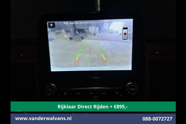 Ford Transit 2.0 TDCI 131pk L3H2 Euro6 *Rijklaar Direct Rijden* Airco | Camera | Navigatie | Apple Carplay | Android Auto | Stoelverwarming Verwarmde voorruit, Cruisecontrol, Parkeersensoren, Elektrisch verstelbare bestuurdersstoel, Bijrijdersbank