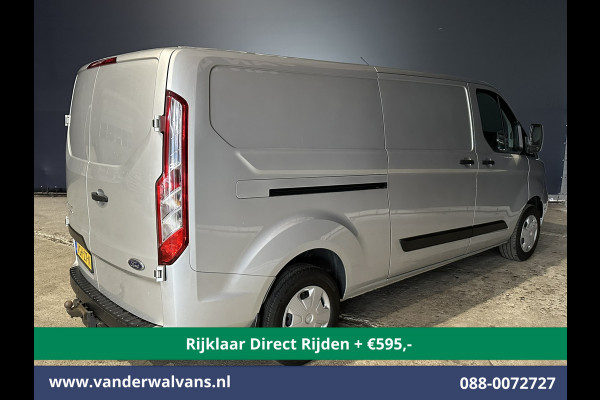 Ford Transit Custom 2.0 TDCI 130pk L2H1 Euro6 *Rijklaar Direct Rijden* Airco | Navigatie | LED | Cruisecontrol | 2800kg Trekhaak Android Auto, Verwarmde voorruit, Parkeersensoren, Bijrijdersbank