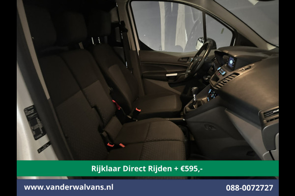 Ford Transit Connect 1.5 EcoBlue 100pk L2H1 *Rijklaar Direct Rijden* Euro6 Airco | 3-Zits | Cruisecontrol | Stoelverwarming | Verwarmde voorruit Parkeersensoren, Bijrijdersbank