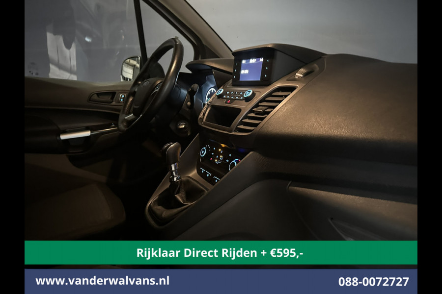 Ford Transit Connect 1.5 EcoBlue 100pk L2H1 *Rijklaar Direct Rijden* Euro6 Airco | 3-Zits | Cruisecontrol | Stoelverwarming | Verwarmde voorruit Parkeersensoren, Bijrijdersbank