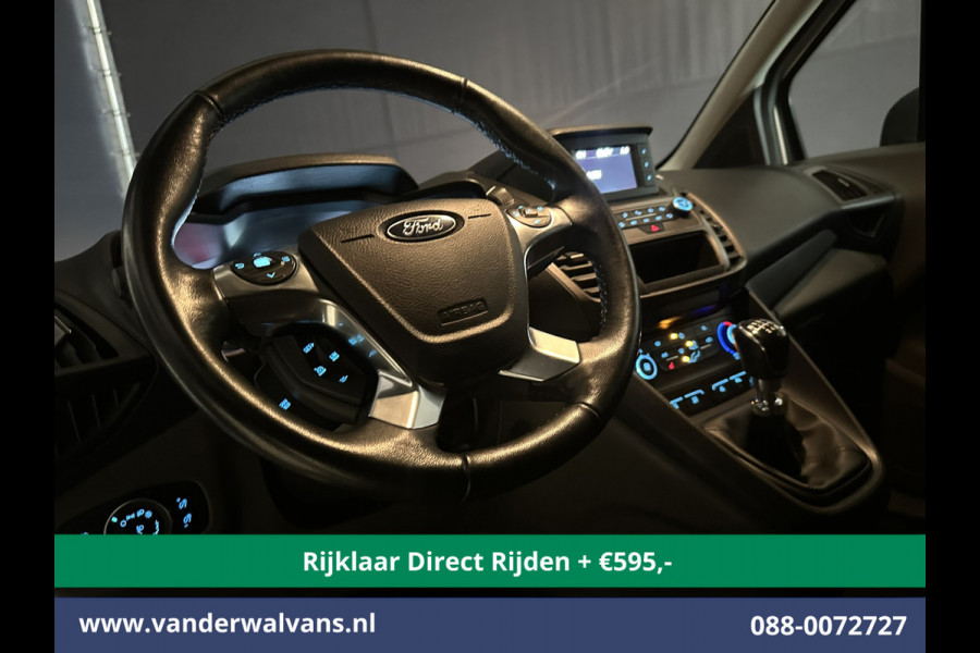 Ford Transit Connect 1.5 EcoBlue 100pk L2H1 *Rijklaar Direct Rijden* Euro6 Airco | 3-Zits | Cruisecontrol | Stoelverwarming | Verwarmde voorruit Parkeersensoren, Bijrijdersbank