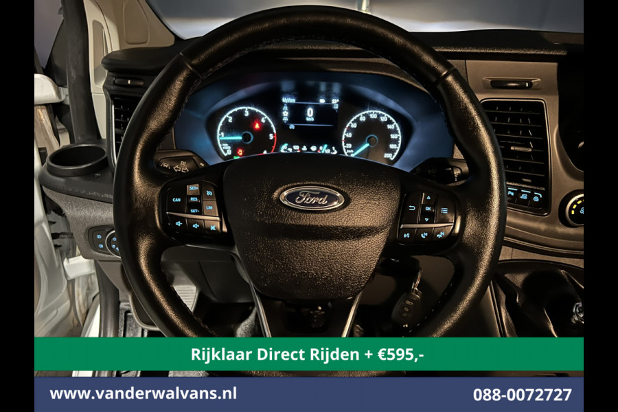 Ford Transit Custom 2.0 TDCI L2H1 Euro6 *Rijklaar Direct Rijden* Airco | Camera | Android auto | Cruisecontrol | Parkeersensoren verwarmde voorruit, bijrijdersbank, 2800kg trekvermogen