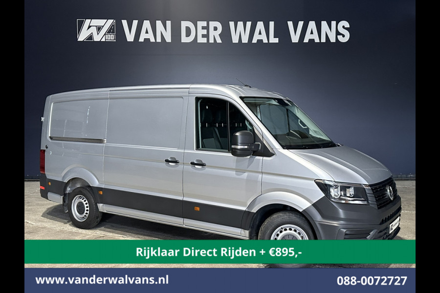 Volkswagen Crafter 2.0 TDI 177pk Automaat L3H2 L2H1 Euro6 *Rijklaar Direct Rijden* Airco | Camera | Navigatie | Apple Carplay 3000kg Trekhaak, Android Auto, Cruisecontrol, 270 Graden Achterdeuren, Stoelverwarming, Parkeersensoren, Bijrijdersbank