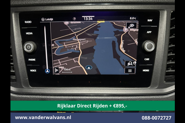 Volkswagen Crafter 2.0 TDI 177pk Automaat L3H2 L2H1 Euro6 *Rijklaar Direct Rijden* Airco | Camera | Navigatie | Apple Carplay 3000kg Trekhaak, Android Auto, Cruisecontrol, 270 Graden Achterdeuren, Stoelverwarming, Parkeersensoren, Bijrijdersbank