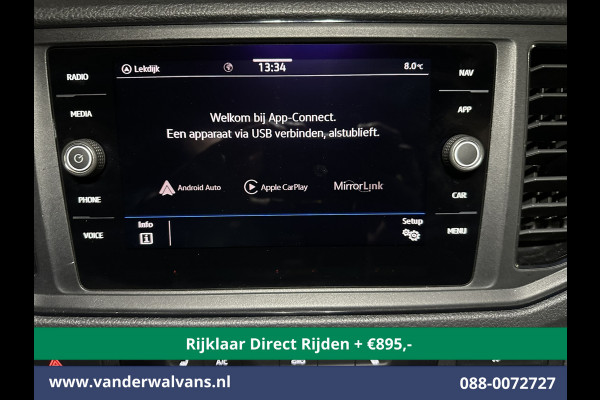 Volkswagen Crafter 2.0 TDI 177pk Automaat L3H2 L2H1 Euro6 *Rijklaar Direct Rijden* Airco | Camera | Navigatie | Apple Carplay 3000kg Trekhaak, Android Auto, Cruisecontrol, 270 Graden Achterdeuren, Stoelverwarming, Parkeersensoren, Bijrijdersbank