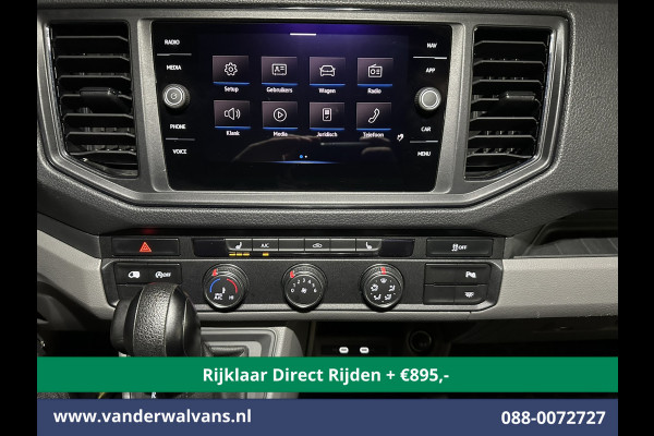 Volkswagen Crafter 2.0 TDI 177pk Automaat L3H2 L2H1 Euro6 *Rijklaar Direct Rijden* Airco | Camera | Navigatie | Apple Carplay 3000kg Trekhaak, Android Auto, Cruisecontrol, 270 Graden Achterdeuren, Stoelverwarming, Parkeersensoren, Bijrijdersbank