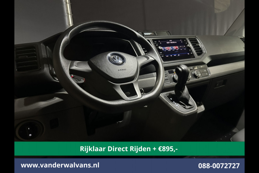 Volkswagen Crafter 2.0 TDI 177pk Automaat L3H2 L2H1 Euro6 *Rijklaar Direct Rijden* Airco | Camera | Navigatie | Apple Carplay 3000kg Trekhaak, Android Auto, Cruisecontrol, 270 Graden Achterdeuren, Stoelverwarming, Parkeersensoren, Bijrijdersbank