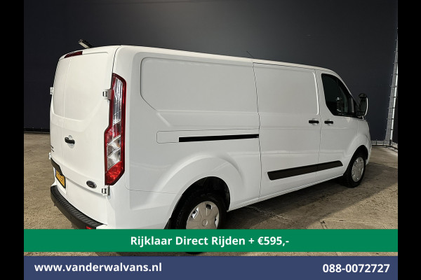 Ford Transit Custom 2.0 TDCI 130pk L2H1 *Rijklaar Direct Rijden* Euro6 Airco | Camera | LED | Cruisecontrol | Stoelverwarming Verwarmde voorruit, Parkeersensoren, Bijrijdersbank, 2800kg trekvermogen