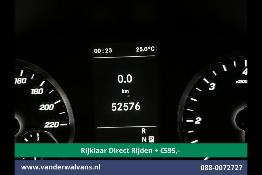 Mercedes-Benz Vito 114 CDI 136pk 9G-Tronic Automaat L3H1 Euro6 *Rijklaar direct Rijden* Airco | Camera | Apple Carplay | Android Auto Cruisecontrol, 2500kg Trekhaak, Parkeersensoren