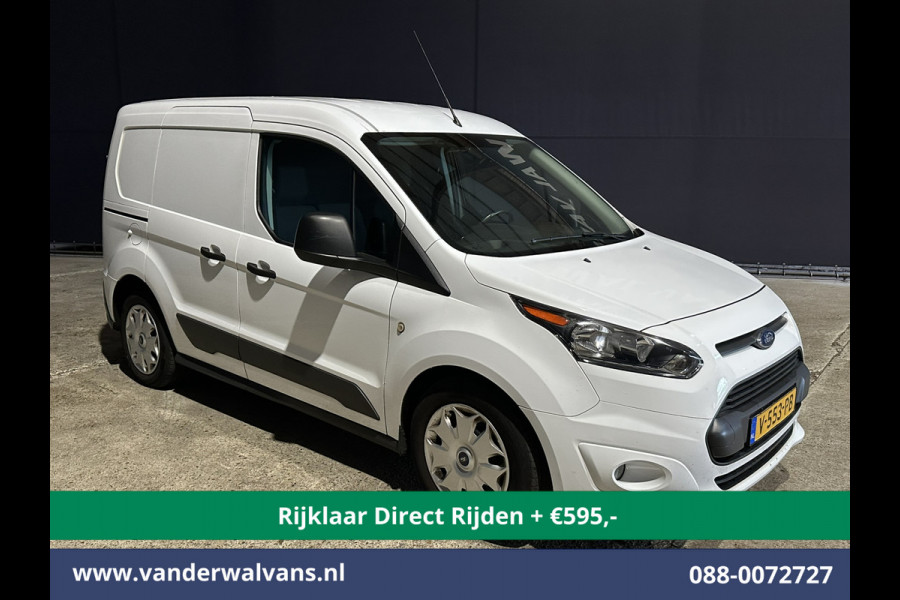 Ford Transit Connect 1.5 TDCI 101pk L1H1 Euro6 *Rijklaar Direct Rijden* Airco | 3-Zits | Cruisecontrol | Trekhaak Verwarmde voorruit, Bijrijdersbank