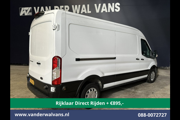 Ford Transit 2.0 TDCI 131pk L3H2 Euro6 *Rijklaar Direct Rijden* Airco | Camera | Navigatie | Android Auto | Cruisecontrol | Parkeersensoren Stoelverwarming, Verwarmde voorruit, Bijrijdersbank