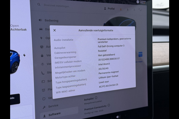 Tesla Model 3 RWD SR plus 325PK SOH 93% Lmv 18" AutoPilot FSD Leder Panoramadak Adaptive-Cruise Camera's Elektr.-Stuur+Stoelen+Spiegels+Geheug Navi LED Comfortstoelen ACC DAB Voorverwarmen interieur via App Keyless One-Pedal-Drive Origineel Nederlandse auto tot 11kw laden thuis!