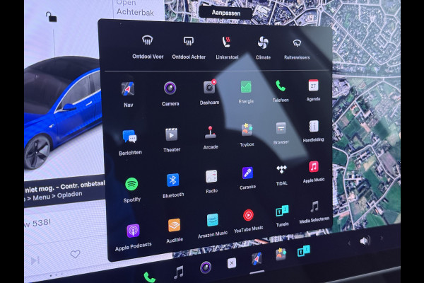 Tesla Model 3 RWD SR plus 325PK SOH 93% Lmv 18" AutoPilot FSD Leder Panoramadak Adaptive-Cruise Camera's Elektr.-Stuur+Stoelen+Spiegels+Geheug Navi LED Comfortstoelen ACC DAB Voorverwarmen interieur via App Keyless One-Pedal-Drive Origineel Nederlandse auto tot 11kw laden thuis!