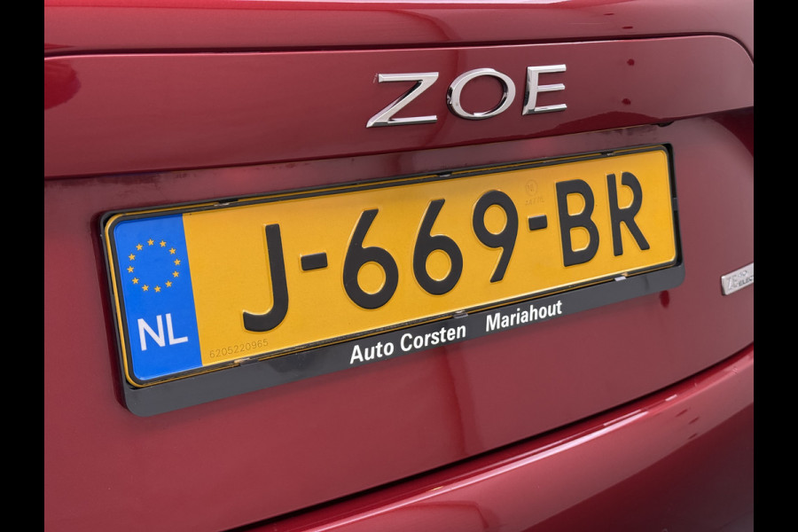 Renault ZOE R110 Limited 41kWh Huur Accu Navi Ecc Apple Carplay/Android Auto Cruise Control Pdc Lmv 16" Bluetooth Privacy Glas Keyless Led