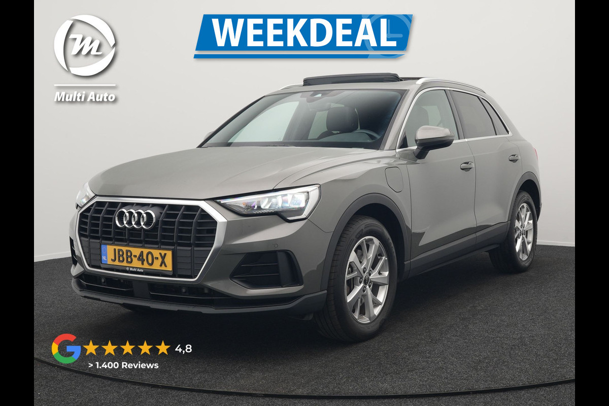 Audi Q3 45 TFSI e edition Plug In Hybrid 245pk Dealer O.H PHEV | Panodak | Camera | Cruise Control | Alcantara Sportstoelen Verwarmd | Navigatie | Virtual | DAB |