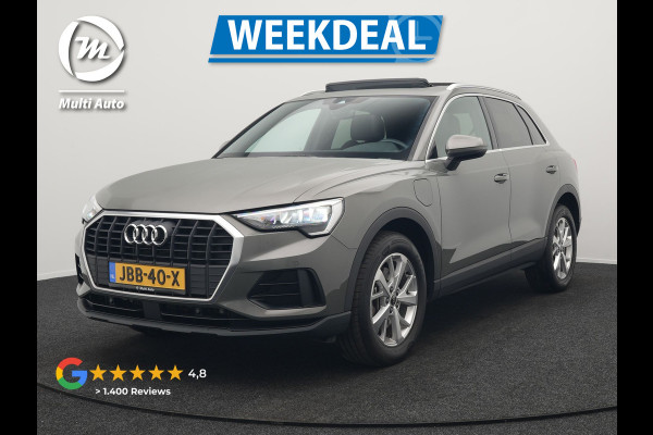 Audi Q3 45 TFSI e edition Plug In Hybrid 245pk Dealer O.H PHEV | Panodak | Camera | Cruise Control | Alcantara Sportstoelen Verwarmd | Navigatie | Virtual | DAB |