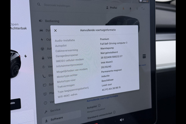 Tesla Model Y Long Range AWD 514pk 75kWh Ivoor 20"Lmv Leer Panodak Warmtepomp Matrix-LED Autopilot Elektr.Stuur+Stoel+Verwarmd Navi Ecc Premiu Camera's Elektr.AchterKlep Parkeer Assistent Sentry-Mode Privacyglas Bluetooth Dodehoek detector Connected services Origineel Nederlandse Auto Batterij en Motorgarantie tot 23-12-2029/192.000km