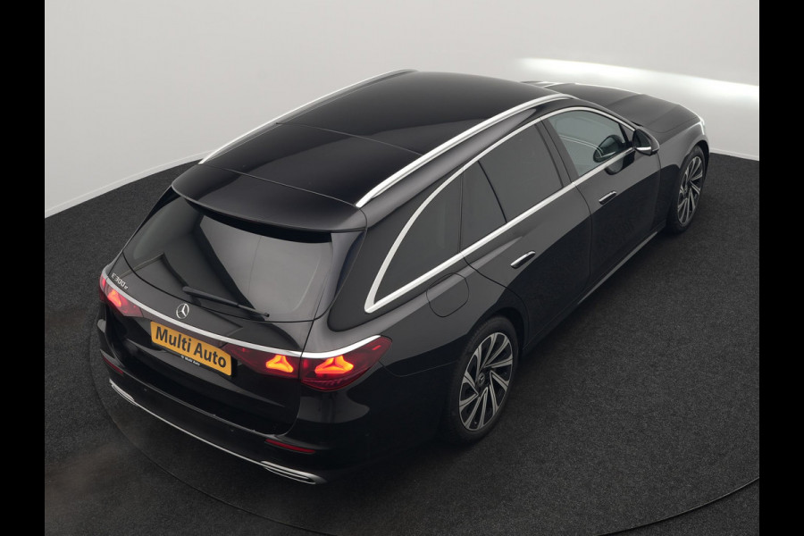 Mercedes-Benz E-Klasse Estate 300 e Luxury Line Plug In Hybrid 313pk Dealer O.H PHEV | Luchtvering | Trekhaak af Fabriek | Lederen Comfortzetels Memory | Adaptive Cruise | Burmester 4D | Digital LED | 360 Camera | Keyless | Sfeerverlichting |