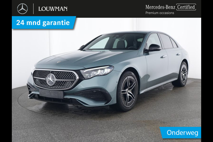 Mercedes-Benz E-Klasse 300 e AMG Plug-In Hybride AMG Line | Night Pakket | Distronic | Dodehoekassistent | AC en DC Laden | Stuur en Stoelverwarming. Inclusief 24 maanden MB Certified garantie voor Europa.