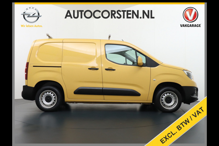 Opel Combo 1.5CDTI EURO 6 3-Persoons ECC Cruise Control Bluetooth Elektr.ramen Elektr.spiegels+Verwarmd Centr.Vergr+ab. L1H1 Edition Schuifdeur Betonplex vloer Lat om Lat betimmering Allesdragers Origineel Nederlandse Auto