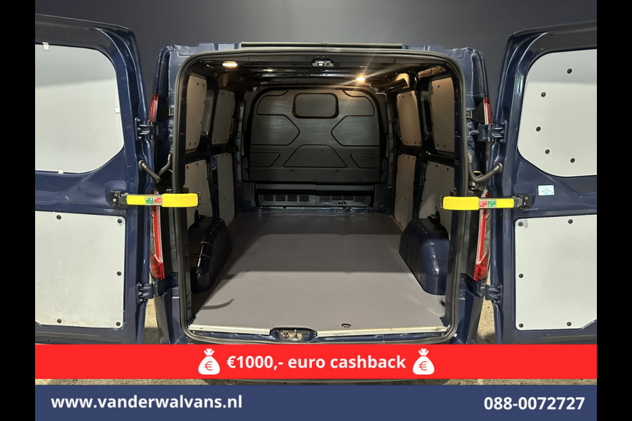 Ford Transit Custom 2.0 TDCI 131pk Automaat L1H1 Euro6 Airco | Camera | Navigatie | Cruisecontrol 2x Zijdeur, L&M velgen, Verwarmde voorruit, Parkeersensoren, Bijrijdersbank
