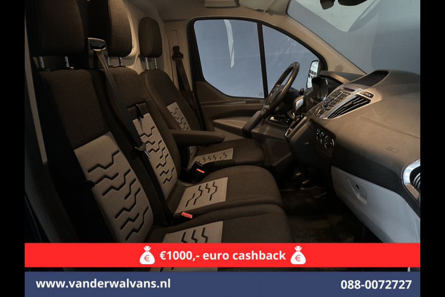 Ford Transit Custom 2.0 TDCI 131pk Automaat L1H1 Euro6 Airco | Camera | Navigatie | Cruisecontrol 2x Zijdeur, L&M velgen, Verwarmde voorruit, Parkeersensoren, Bijrijdersbank