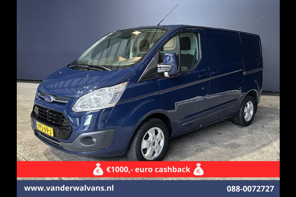 Ford Transit Custom 2.0 TDCI 131pk Automaat L1H1 Euro6 Airco | Camera | Navigatie | Cruisecontrol 2x Zijdeur, L&M velgen, Verwarmde voorruit, Parkeersensoren, Bijrijdersbank