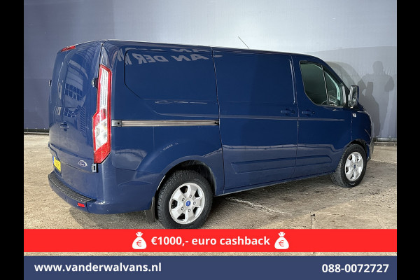 Ford Transit Custom 2.0 TDCI 131pk Automaat L1H1 Euro6 Airco | Camera | Navigatie | Cruisecontrol 2x Zijdeur, L&M velgen, Verwarmde voorruit, Parkeersensoren, Bijrijdersbank