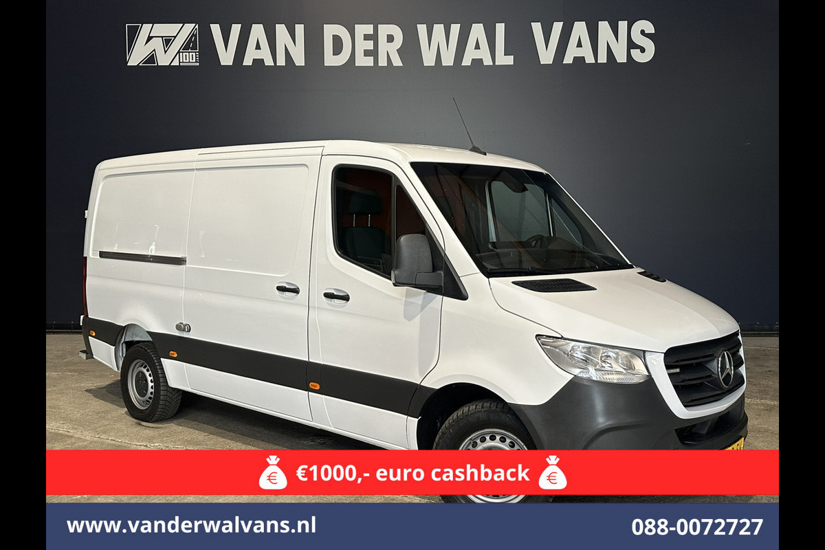 Mercedes-Benz Sprinter 316 CDI 163pk Achterwielaandrijving L2H1 inrichting Euro6 Airco | 2800kg Trekhaak | Camera | Cruisecontrol | Apple Carplay Android Auto, Parkeersensoren, AWD